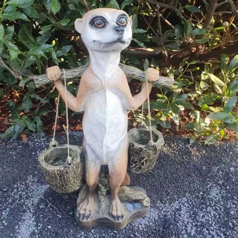 Gartenfigur Gartendeko Erdm Nnchen Figur Als Wassertr Ger Cm Balkon