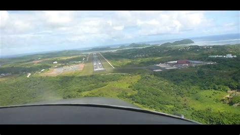 Landing At Palau International Airport Ror Koror Palau Youtube