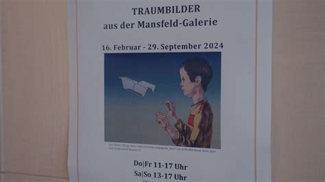 Punktum Ausstellung Traumbilder Aus Der Mansfeld Galerie In Hettstedt