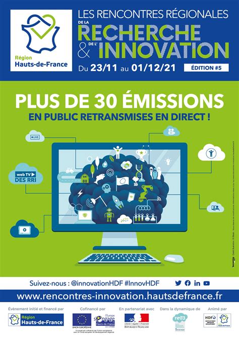 Hauts De France Les Rencontres De La Recherche De L Innovation Pour