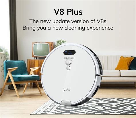 Ilife V Plus Robot Vacuum Cleaner Pa Suction Wet Mopping Ml