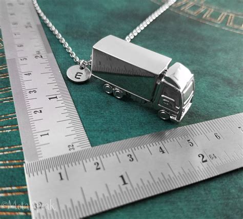 Truck Keychain Small Semi Truck Keyring Trucker Gift Travel Etsy