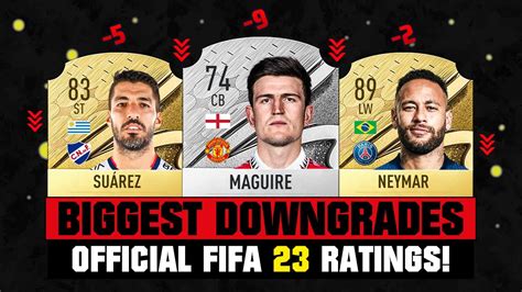 FIFA 23 OFFICIAL BIGGEST RATING DOWNGRADES Ft Maguire Suarez