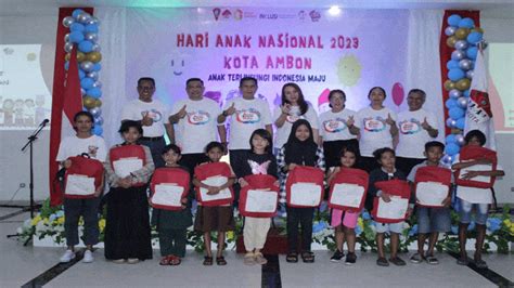 Pj Wali Kota Ambon Harap Peringatan Han Jadikan Anak Anak Tangguh