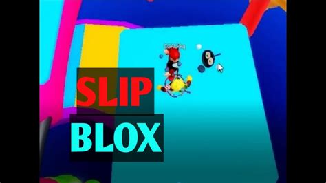 Eu Contra Meus Amigos No Slip Blox Fall Guys No Roblox Youtube