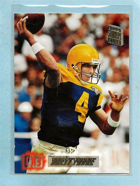 BRETT FAVRE 1995 Topps Stadium Club 604 Packers Comb Shipping