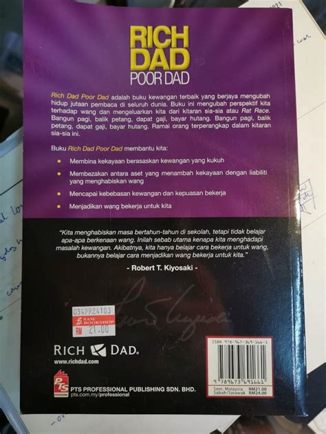 Rich Dad Poor Dad Edisi Bahasa Melayu Hobbies And Toys Books