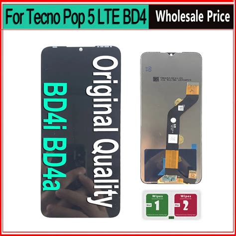 Original LCD For Tecno POP 5 LTE BD4 Display Touch Screen Assembly