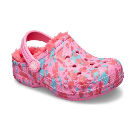 Crocs Baya Printed Lined Clog Kid S Open Lt