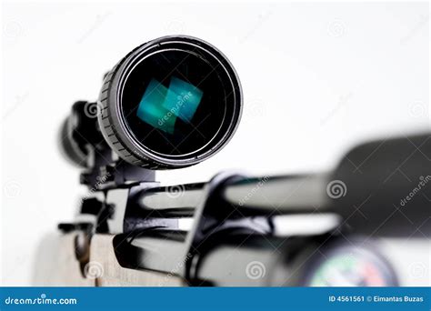 Telescopic Sight On Snipers Rifle Stock Image Image Of Forces Kill