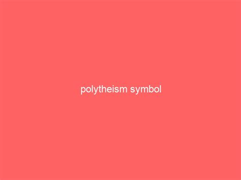 polytheism symbol - Copy And Paste