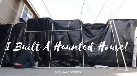 How To Build A Cheap Haunted House 2018 Youtube