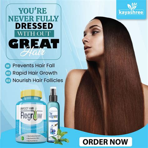 Divyashree Enroot Hair Regrow Helps To Promote Healthy Hair Kaya Shree