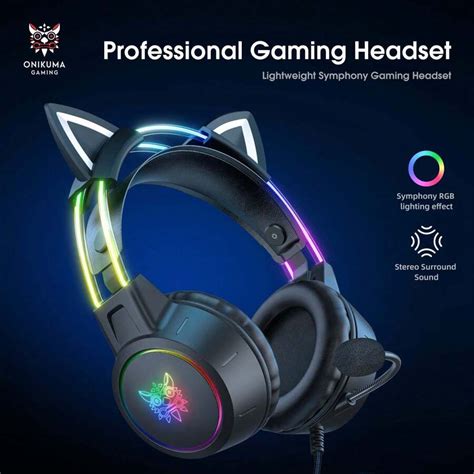 Onikuma Auriculares De Juegos Onikuma X Pro Con Luz Din Mica Rgb