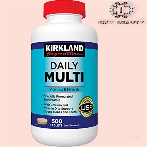 Kirkland Signature Daily Multi Vitamins And Minerals Tablets 500 Count Bottle U S A Lazada Ph