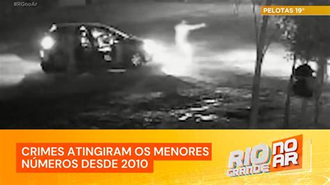 Criminalidade RS registra queda nos índices de homicídios e roubos