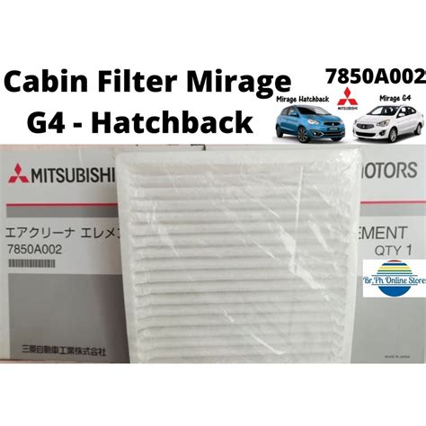 Cabin Filter For Mitsubishi Mirage G4 And Hatchback HB 2012 To Present