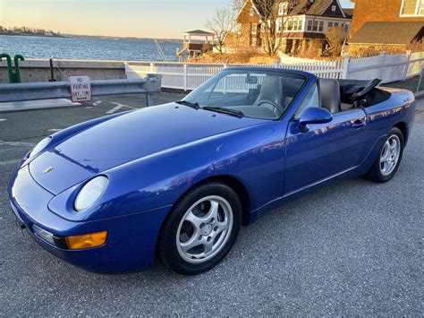 Place Bid - 35k-Mile 1992 Porsche 968 Cabriolet 6-Speed Cobalt Blue ...