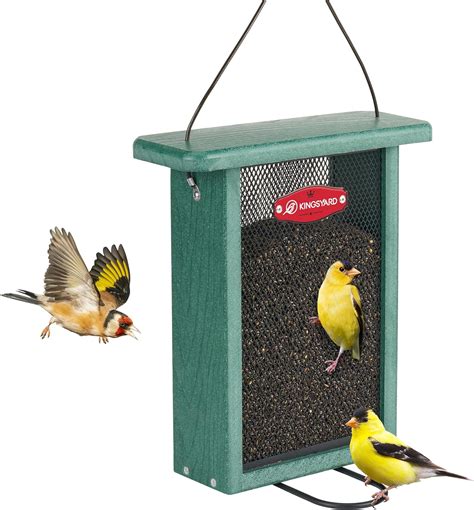 Amazon Kingsyard Nyjer Thistle Seed Mesh Feeder Finch Bird