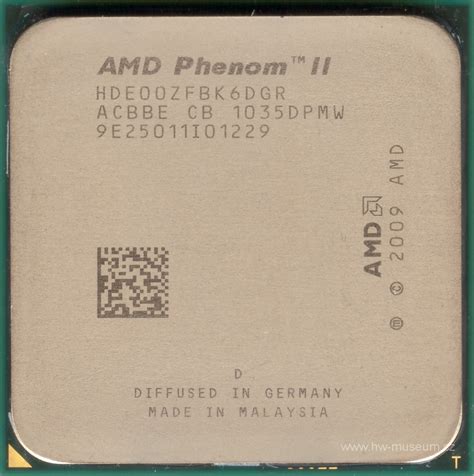 AMD Phenom II X6 1100T - Hardware museum