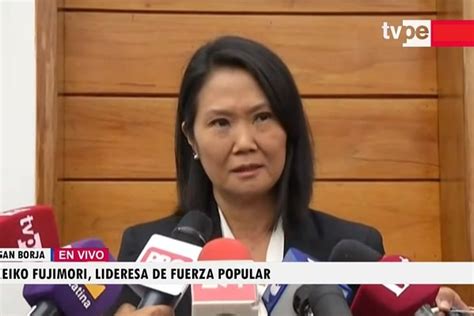 Keiko Fujimori Sostiene Que Fallecimiento De Nano Guerra Garc A Es Un