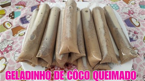 GELADINHO DE COCO QUEIMADO DELICIOSO E SUPER FÁCIL DE FAZER