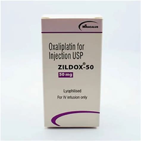 Oxaliplatin Mg Miracalus Pharma Pvt Ltd Zildox Mg Injection At Rs