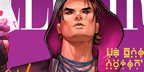 X Men S Gambit Stuns In Official Cover Art Of New Hellfire Gala Costume