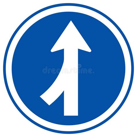 Lane Merge Sign Stock Illustrations 217 Lane Merge Sign Stock