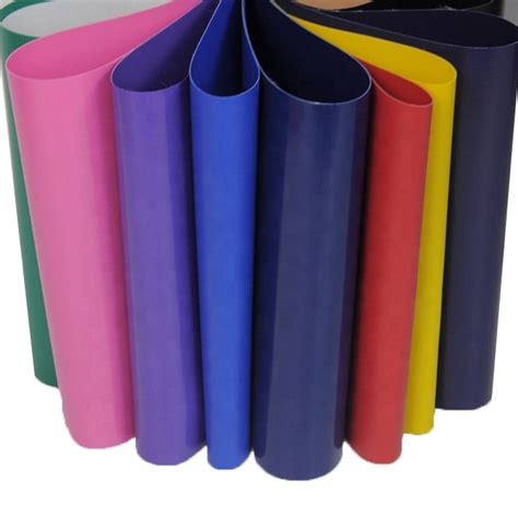 Vc Knife Coated Polyester Vinyl Fabric For Awning Canopies Truck