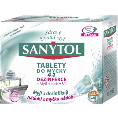 Dezinfekční tablety do myčky Sanytol 4v1 40 ks BIKA CZ