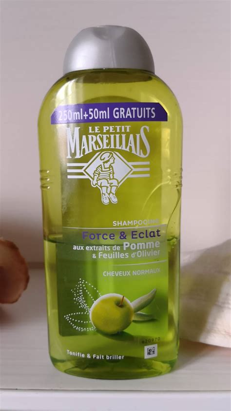 Composition Le Petit Marseillais Shampooing Force Clat Pomme Et