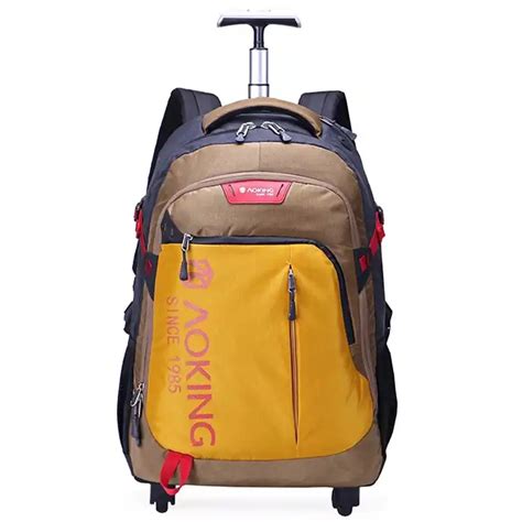 New Design Trolley Rolling Luggage Big Wheel Trip Shoulder Bag Travel