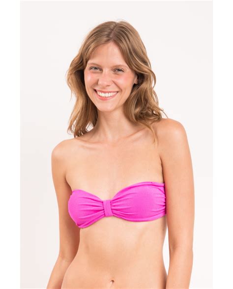 Bikini Tops Top Malibu Rosa Bandeau Duo Brand Rio De Sol