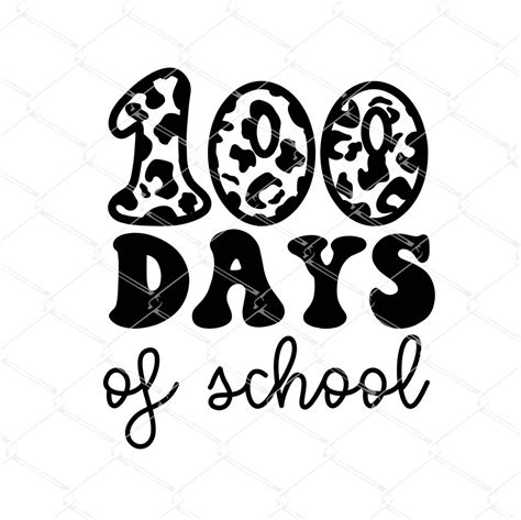 100 Days Of School Svg Happy 100 Days Of School Svg Back To School