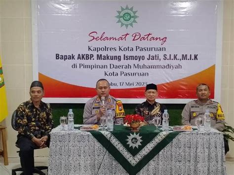 Polisi RW Dibahas Di Silaturahmi PDM Dengan Kapolres PWMU CO Portal