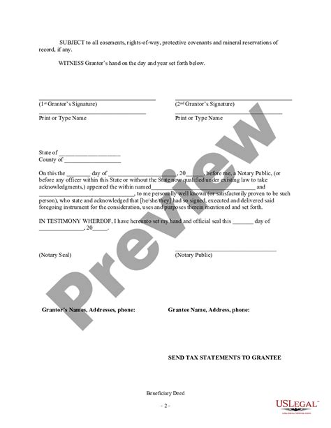 Arkansas Transfer On Death Deed Or Tod Ar Transfer Death Us Legal Forms