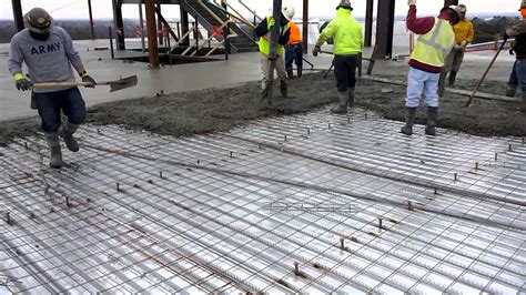 Pouring Concrete Floor Slab Flooring Site