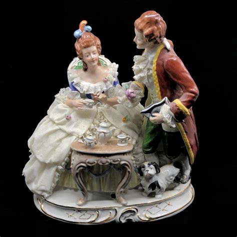 At Auction: Dresden, porcelain figurines