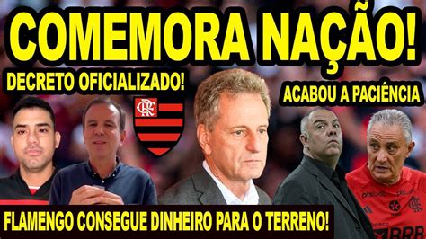 COMEMORA NAÇÃO FLAMENGO CONSEGUE DINHEIRO PARA COMPRAR O TERRENO