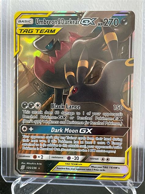 Umbreon Darkrai Gx Unified Minds Value Mavin