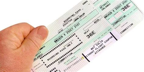 How To Register For A Plane With An Electronic Ticket What Does An E Ticket Look Like