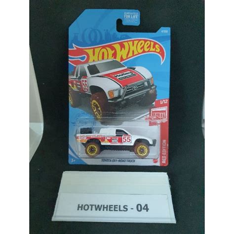 HOT WHEELS RED EDITION TOYOTA OFF ROAD TRUCK TARGET EXCLUSIVE Shopee Malaysia