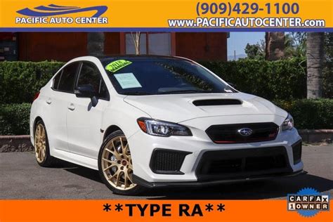 Used 2018 Subaru Wrx Sti Type Ra Awd For Sale With Photos Cargurus