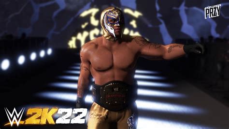 Rey Mysterio Here Comes The Pain Gold Attire WWE 2K22 YouTube