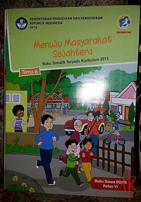 Buku Tematik Kelas Sd Tema Menuju Masyarakat Sejahtera Edisi