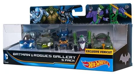 Hot Wheels Set 5 Autos Batman Conjunto Exclusivo Colección Cuotas sin interés