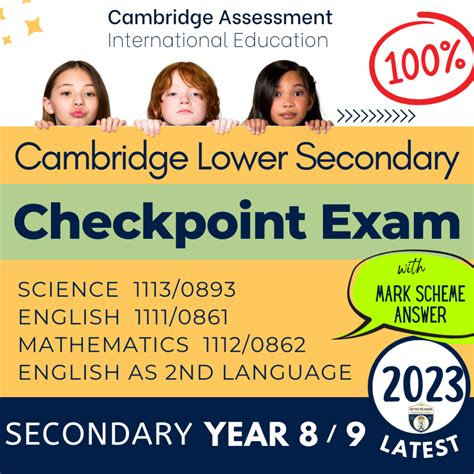 Cambridge Lower Secondary Checkpoint Past Year Paper Answer Igcse