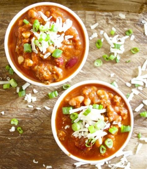 Slow Cooker Three Bean Chili Maebells