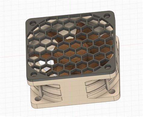 Hex Fan Cover 60mm By Thomas Weber Download Free Stl Model